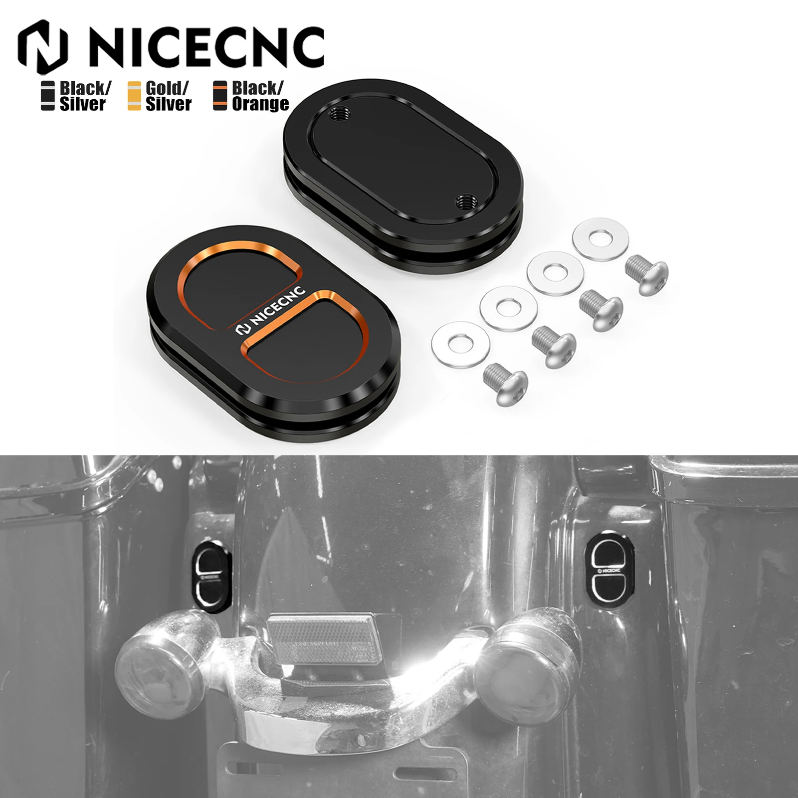 For Harley Street Glide FLHX FLHXS 2007-2023 Antenna Hole Filler Cover Road King FLHR FLHRXS Custom FLHRS Road Glide FLTR Ultra