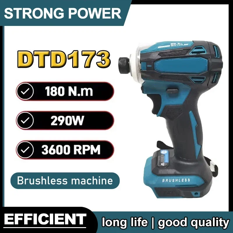 �y�Z�[�����z�t�B�b�g�}�L�^ DTD173 1800rpm �R�[�h���X�C���p�N�g�h���C�o�[ 180Nm �u���V���X���[�^�[�d�C�h�����؍�/�{���g/T ���[�h�}�L�^ 18V �p