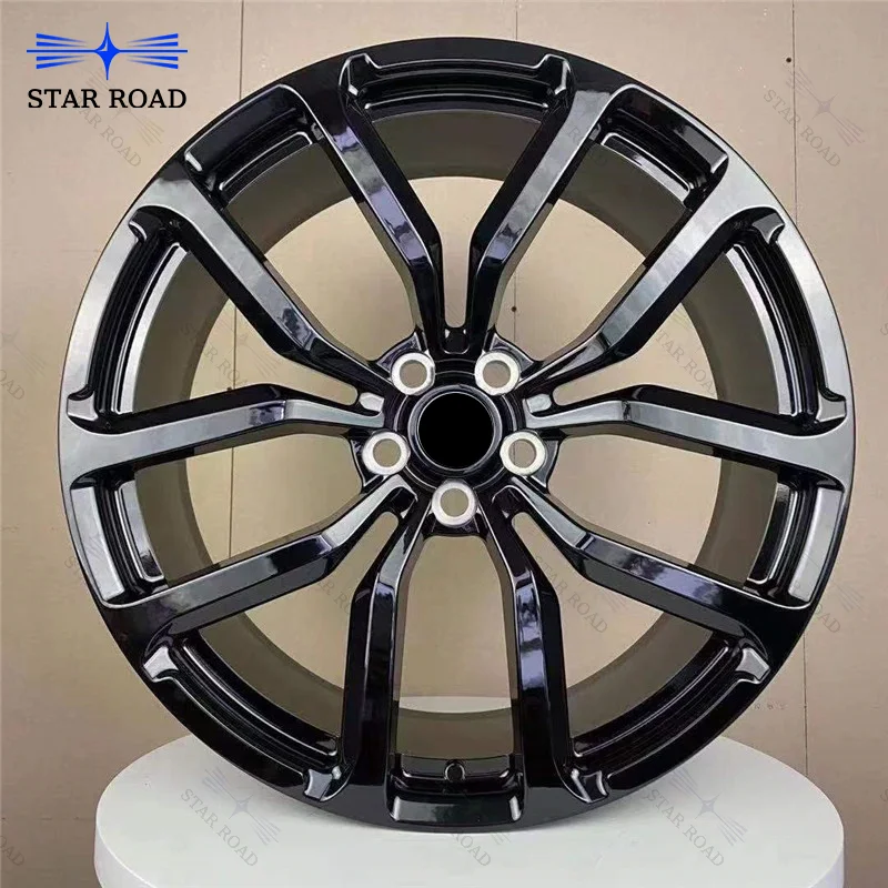 RCSR New Silver Bright Black Grey Finish Passenger Car Forged Wheel Aluminium Alloy Luxury Chrome Rim 17 18 19 20 21 22 23 24