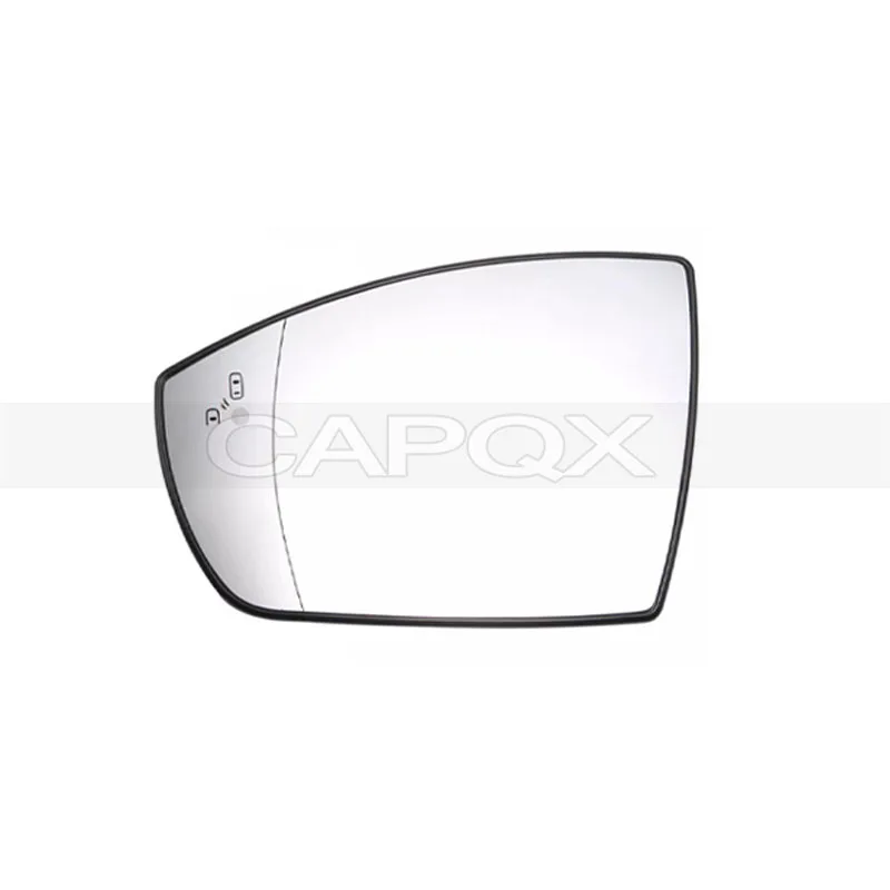 CAPQX For Ford Escape Kuga 2013-2019 Rearview Mirror Lens Glass With BSD Side Mirror Reflector Lens Heated Blind-spot Assist