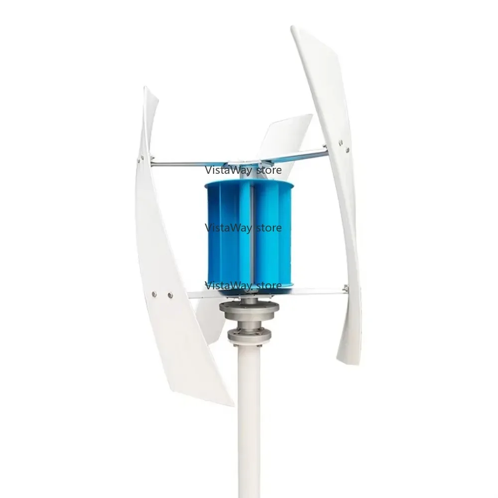 Windmill 1KW 2KW 5KW 12V 24V 48v vertical axis wind turbine free energy generator flywheel generator system