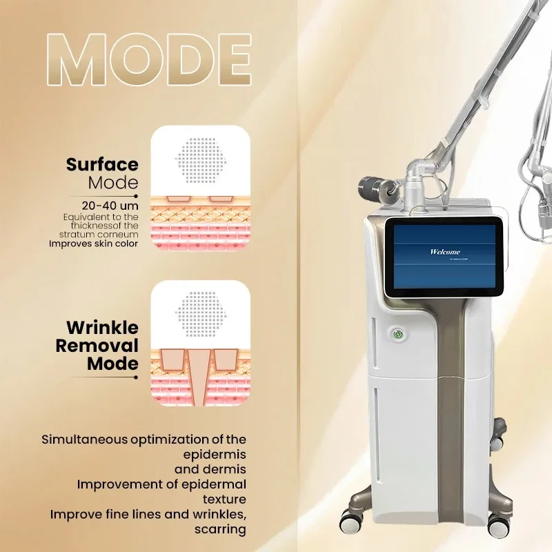 Newest  Hot Selling 10600nm Fractional CO2 Laser Skin Resurfacing Strech Mark Scar Removal Skin Vaginal Tightening