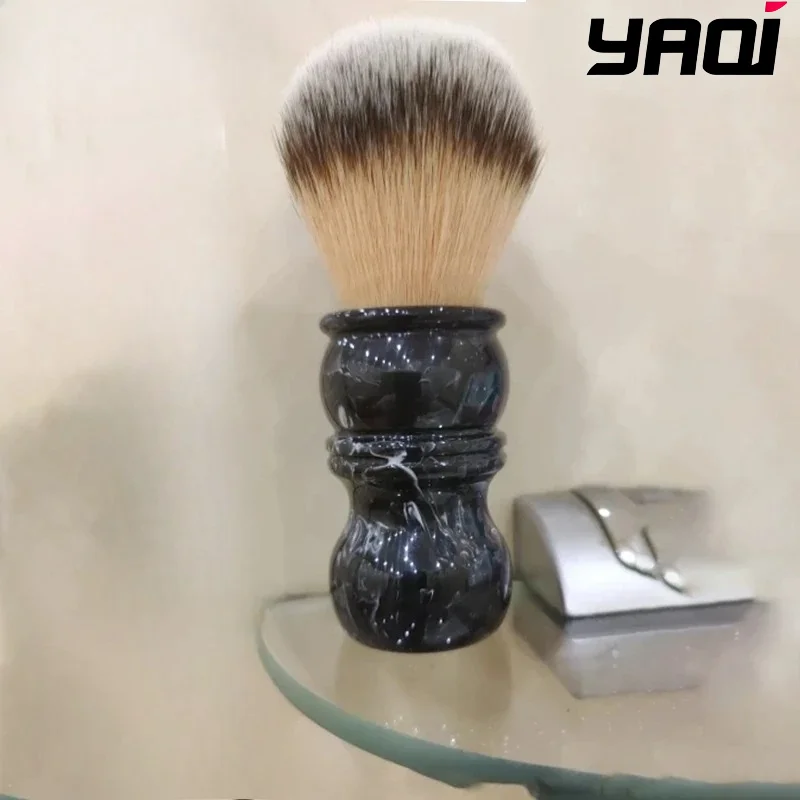 2026 Yaqi 24MM Men's Shaving Brush Resin Handle Nylon For Cleaning Beard Face Cleaning Professional Shaving Brush Versatile Tool