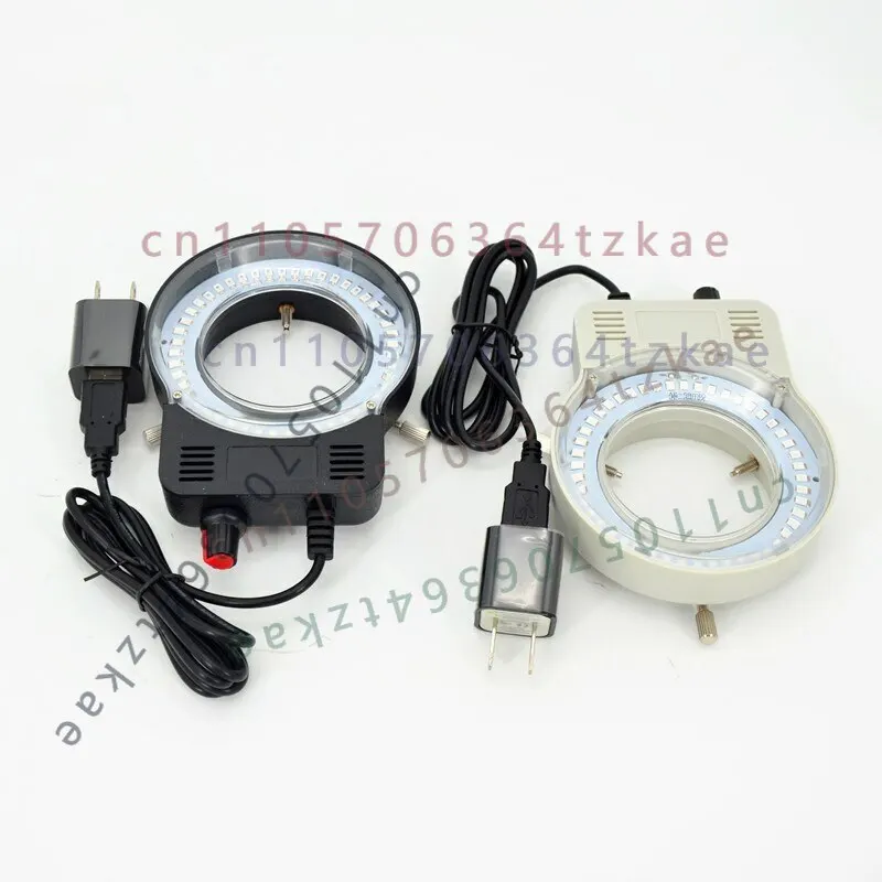 Adjustable USB 48 LED UV Ring Lamp Purple Light 65mm Inner Diameter for Microscope Illumination Supplementary Lighting Accessory