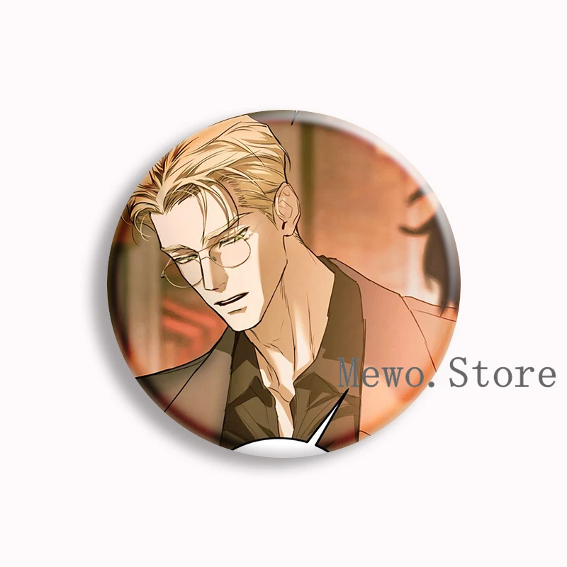 Flashlight Manhwa Soft Button Pin Korean BL Manga Anime Brooches Badge Bag Decor Accessories Fans Collect Friends Gifts