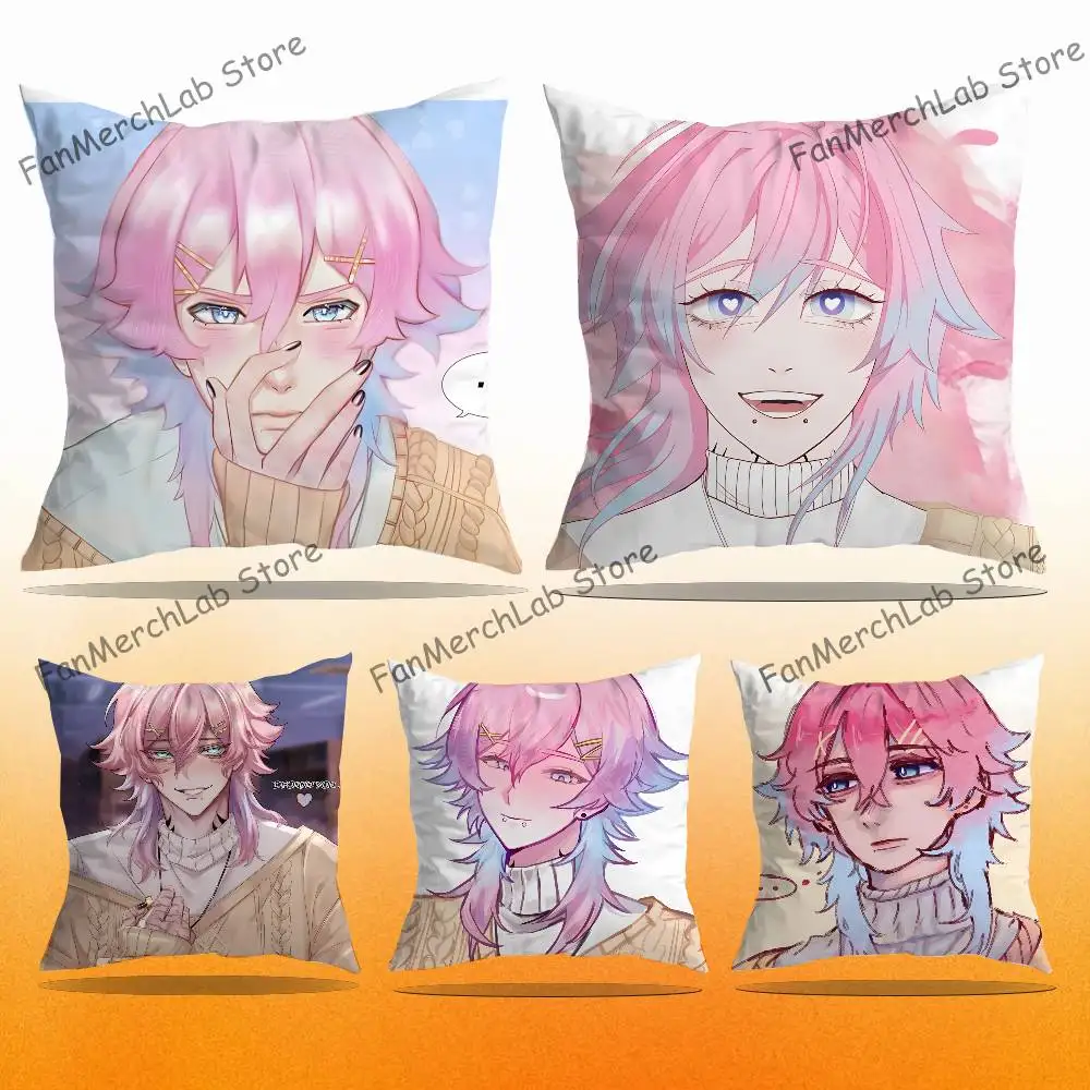 

14 D-Days With You Anime Pillow Case Plush Fabric Soft Pillowcase Double Sided Print Sofa Cushion Cover Throw