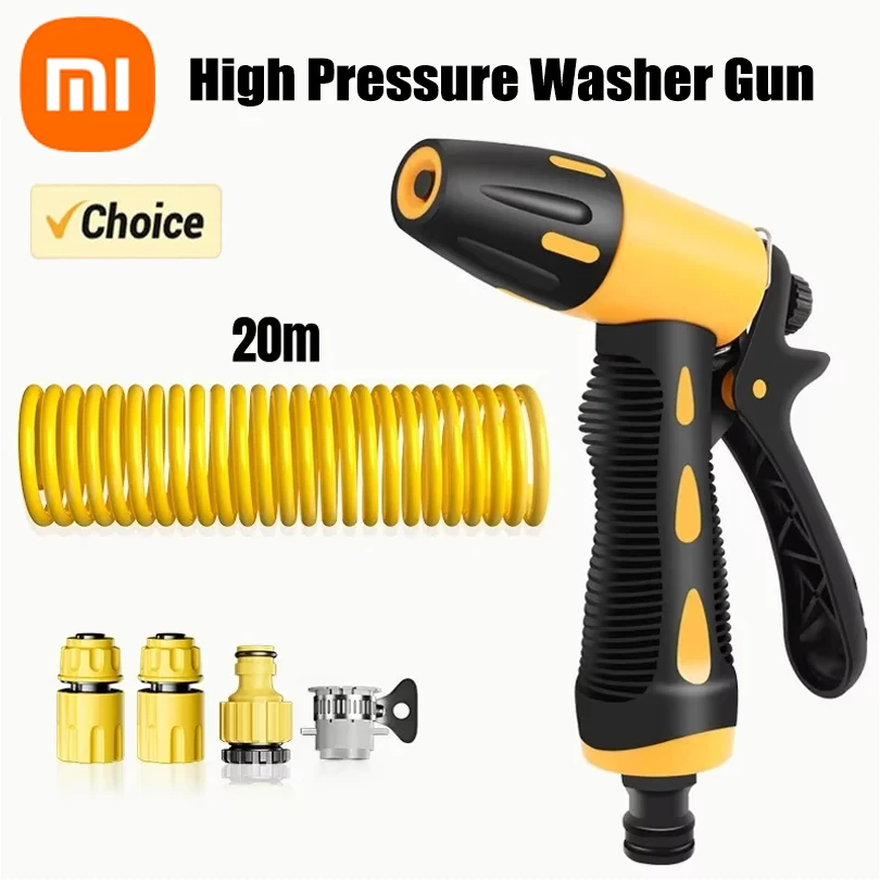 Xiaomi Telescopic Water Pipe with High-pressure Nozzle Car Washing Tool Set Extension Hose Water Hose for Pressure Cleaner