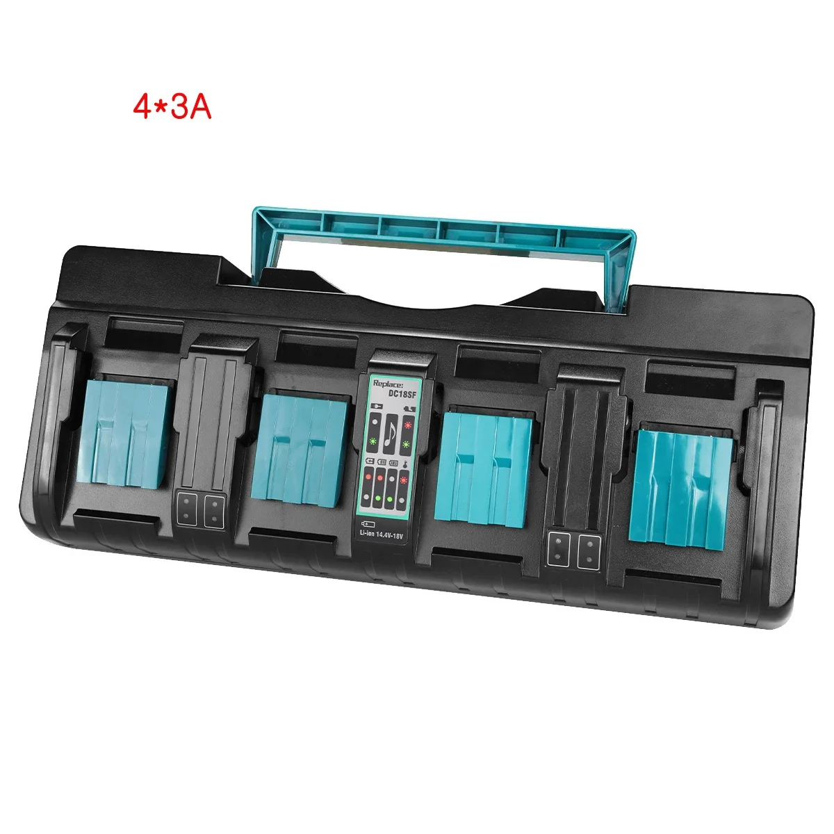 Li-ion Battery Charger for Makita Battery Charger 18V 14.4V BL1860, BL1850, BL1840, BL1830, BL1820, BL1415, BL1440 DC18RC 3A