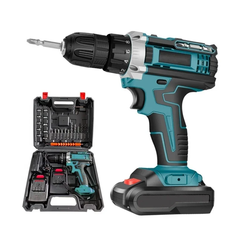 for 400W 20V cordless impact drill power tool set Factory direct sales electrical tools set power tools set cordless drill