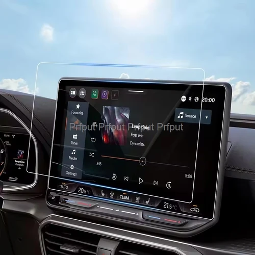 Protector de pantalla de TPU para Cupra Formentor Facelift/Cupra Leon MK4 2025 2026 coche 12,9 pulgadas pantalla protectora de navegación GPS