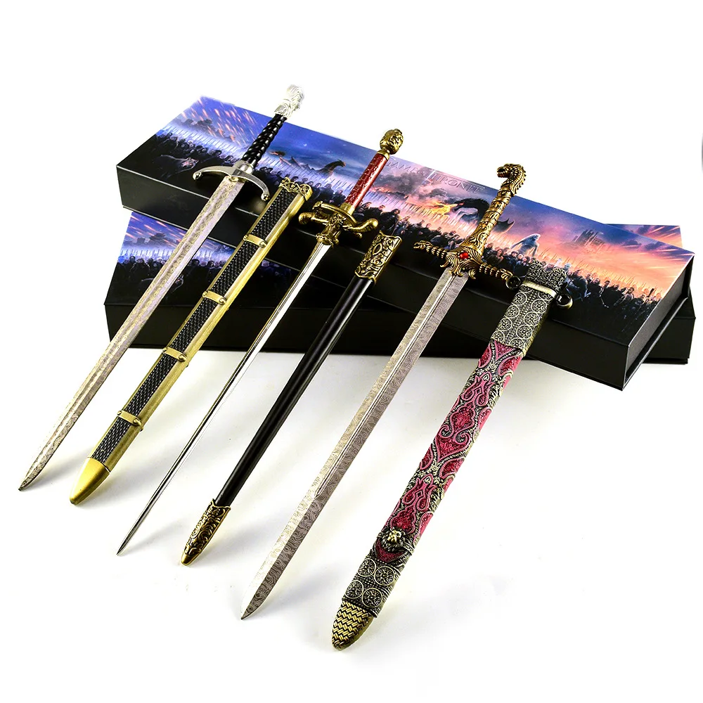30 cm/11,81 Zoll Power Game Schwert Waffen Modell Spiel Peripheriegeräte Handwerk Ornament Geschenkbox Edition Sammlung Geburtstagsgeschenk für Jungen