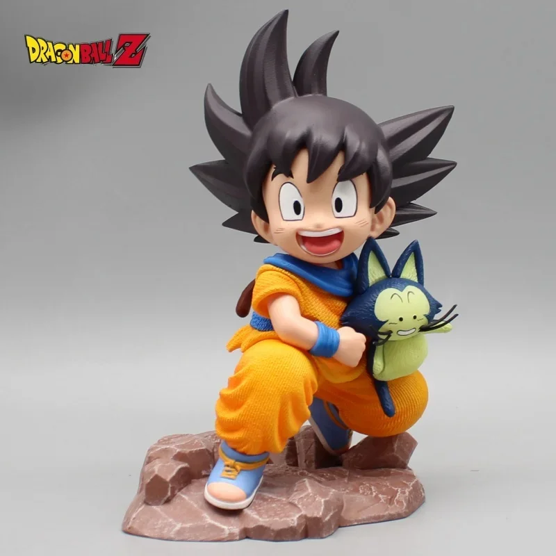 9/11/15cm Dragon Ball Figures Gk Cute Son Goku Kids Son Gohan Action Figures Puar Childhood Pvc Anime Collection Model Toys Gift