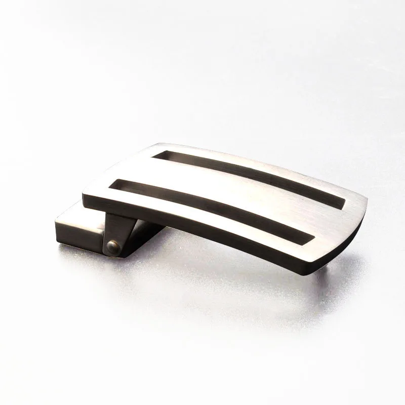 Stainless Steel Belt Buckles for men Hand-polished Metal Rectangle Blank DIY Leather Craft accessories Fit 3.3-3.5cm Wideth Belt