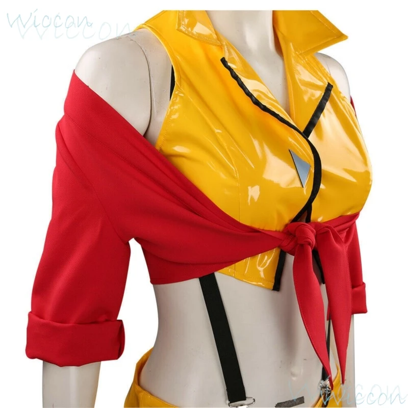 Anime Faye Valentine Cowboy Bebop Cosplay BEBOP Cosplay Costume Prop Red Yellow Uniform Sexy Hot Suit Party for Women Comic-Con