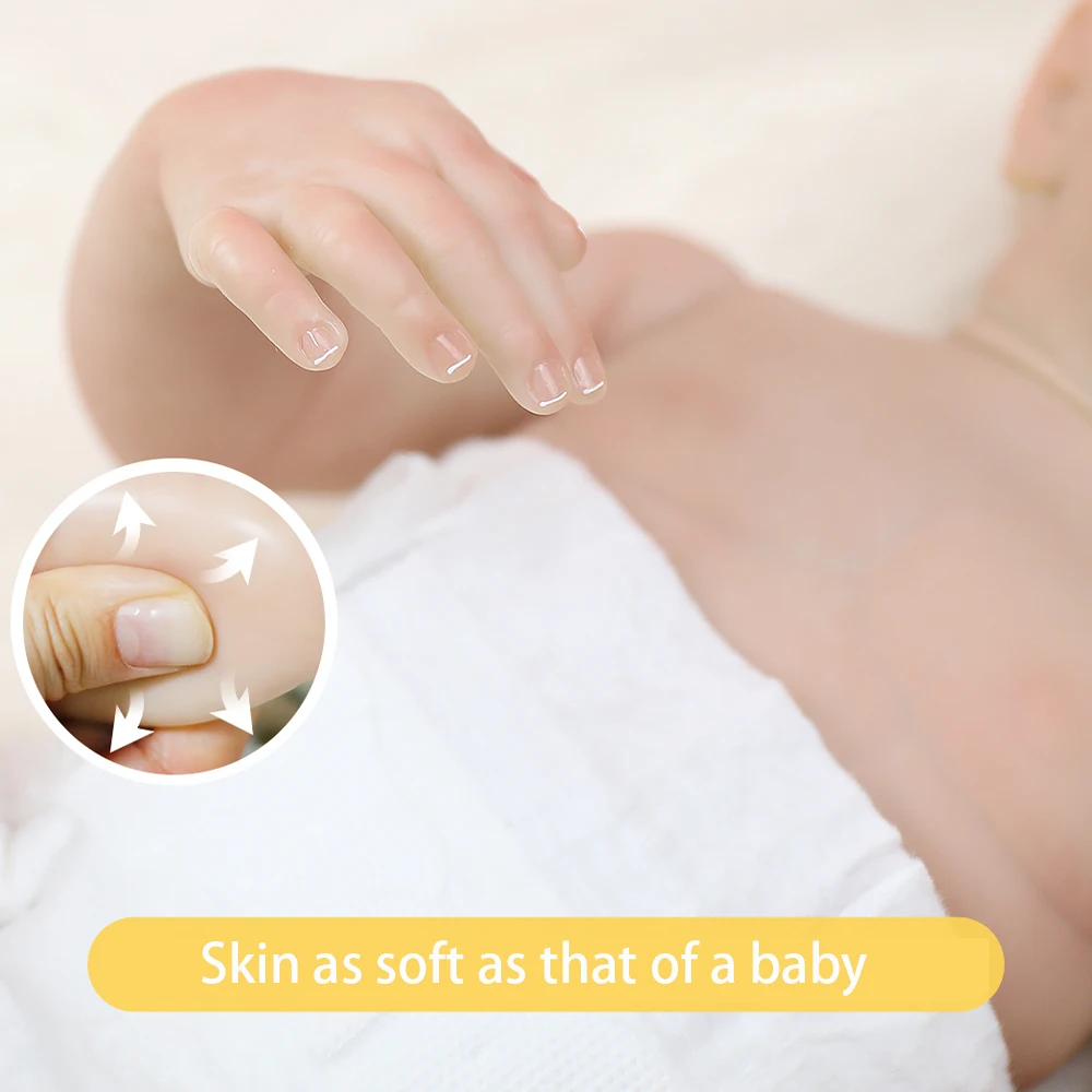 18 inch realistische herboren babyslaappop meisje Levi met handgeschilderd haar 3D huid verzamelbare kunstpop kerstverjaardagscadeau