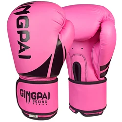 2016 Newest Pink MMA Boxing Gloves Men/Women Sandbag/Taekwondo/Muay Thai/Fight/Boxe De Luva Training Sports Guantes De Boxeo