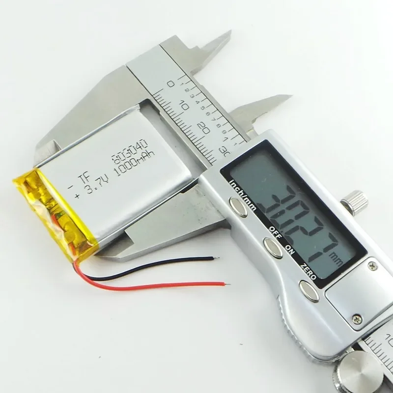 مكبر صوت بلوتوث لاسلكي بني جديد 3.7 فولت بطاقة صوت عن طريق شحن بطارية ليثيوم بوليمر 1000 مللي أمبير في الساعة خلية ليثيوم أيون قابلة لإعادة الشحن