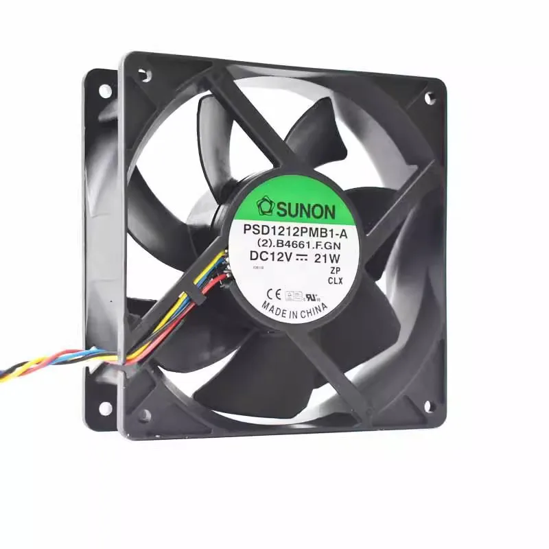 Original PSD1212PMB1-A 12V 24W/21W 120 * 120 * 38MM 12CM frequency converter server cooling fan