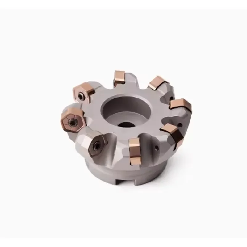 Double Sided Metal Disc Milling Cutter Indexable Inserts CNC Fast Feed Heavy Duty Cutting Tool for Steel Aluminum Alloy