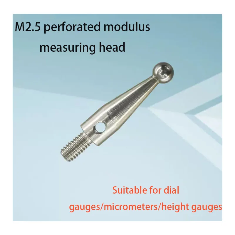 M2.5 with hole modulus measuring head, dial gauge, jumping instrument, gear height gauge, micrometer, spherical measuring head