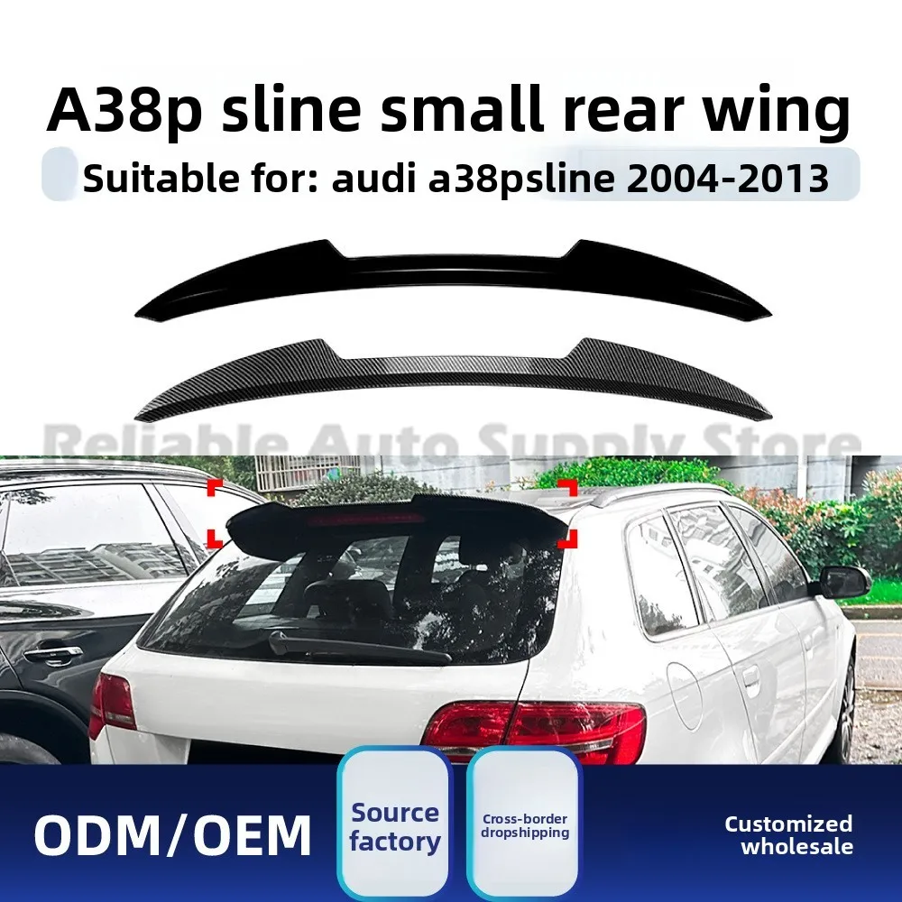 

For Audi A3 8P Sline 5 Door 2004 2013 Blade Style Rear Roof Spoiler Lip Wing Modification Kit High Quality Durable Design Perfec