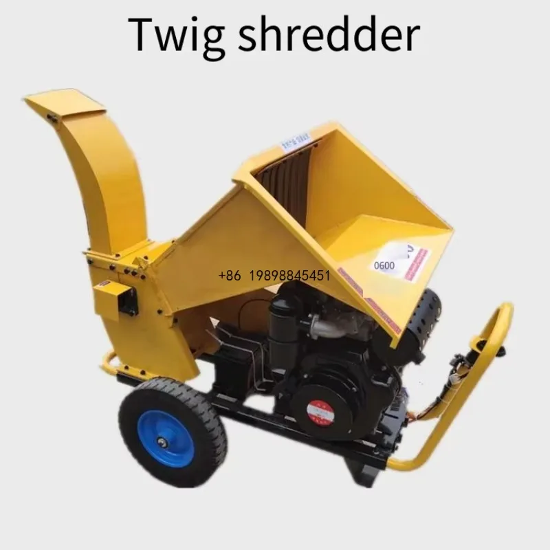 Dry and Fresh Twig Shredder Twig Shredder Orchard Twig Shredder