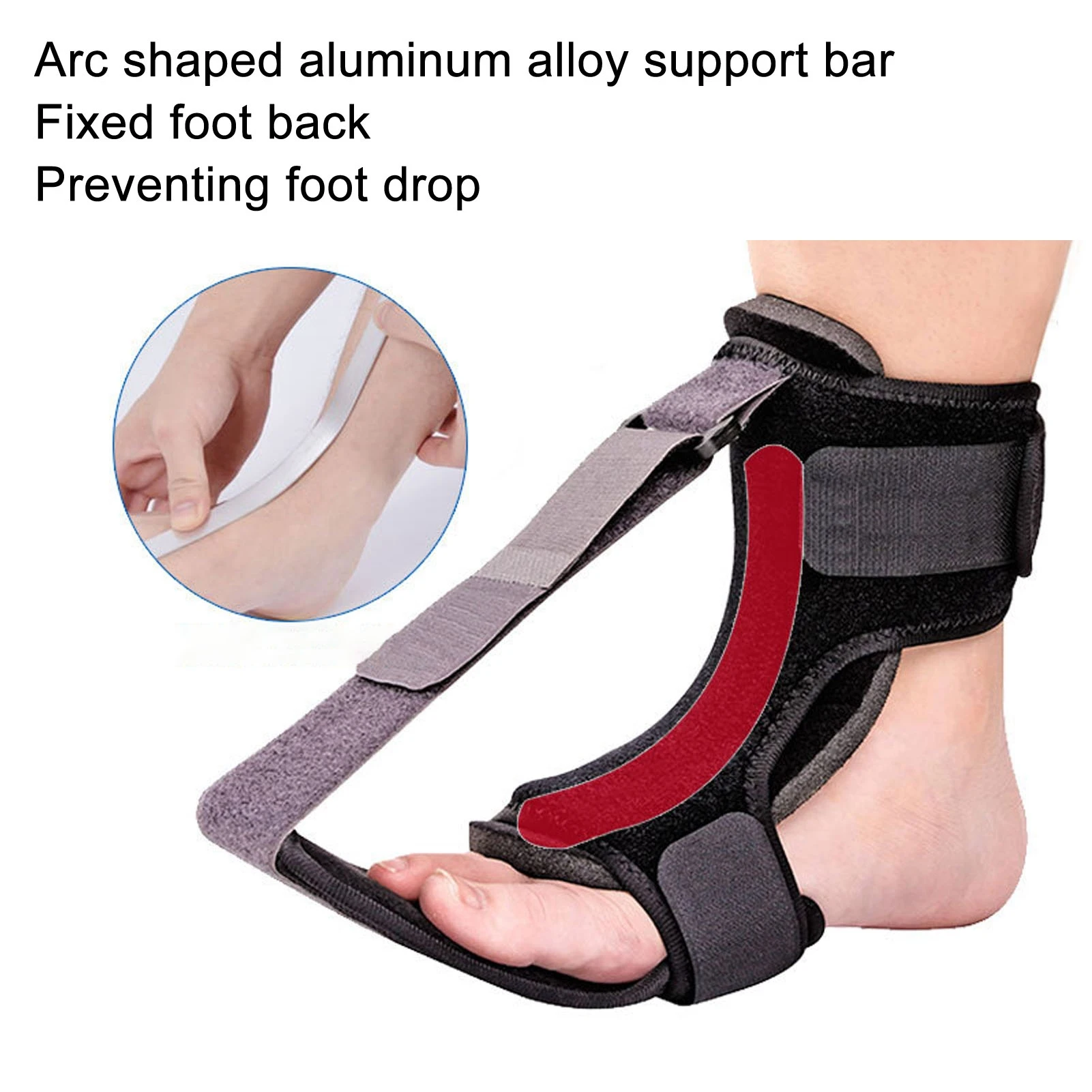 

Night Splint Foot Brace Foot Drop Support Corrector for Heel Spur Arch Ankle Pain for Men Women Drop Foot Corrector Foot Splint