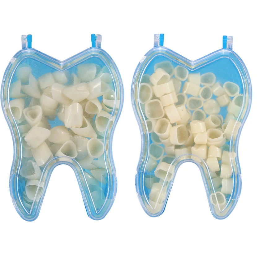 50Pcs Dental Temporary Crowns Posteriors Molar Resin Tooth Teeth Dental Replace Missing Teeth Repair Dentisty