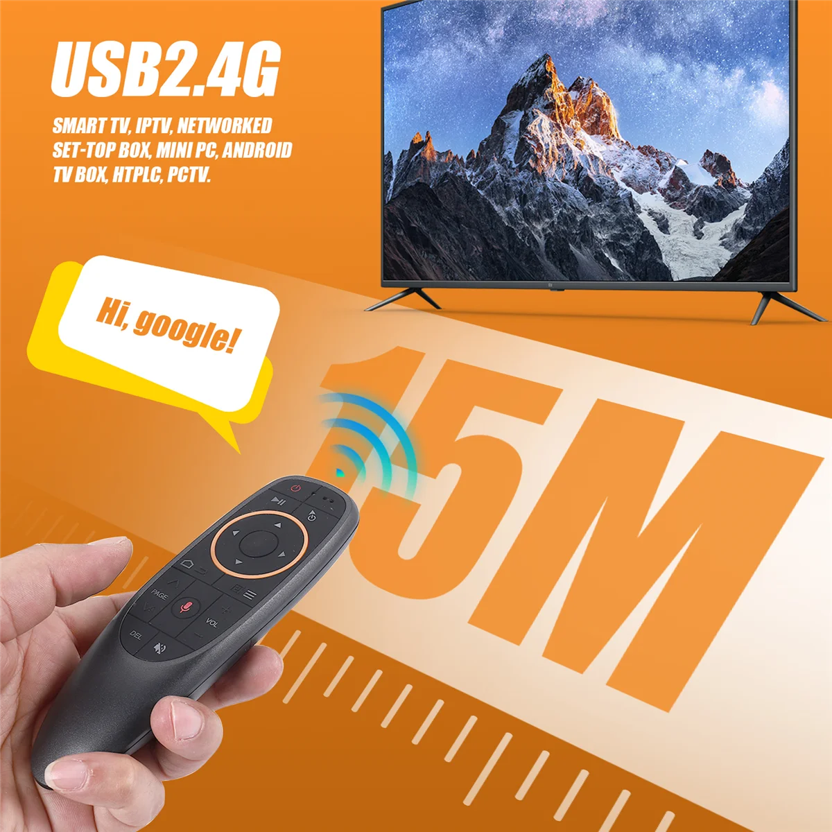 SYJZ G10S Air Mouse Voice Remote Control 2.4G USB Receiver dla Android TV BOX PC Gyro Sensing Mini Wireless Smart Remote