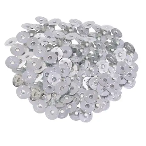 500 조각 촛불 심지 금속 지지대 탭 홀더 수제 DIY 양초 액세서리 용품 만들기 12.5x3mm Best5