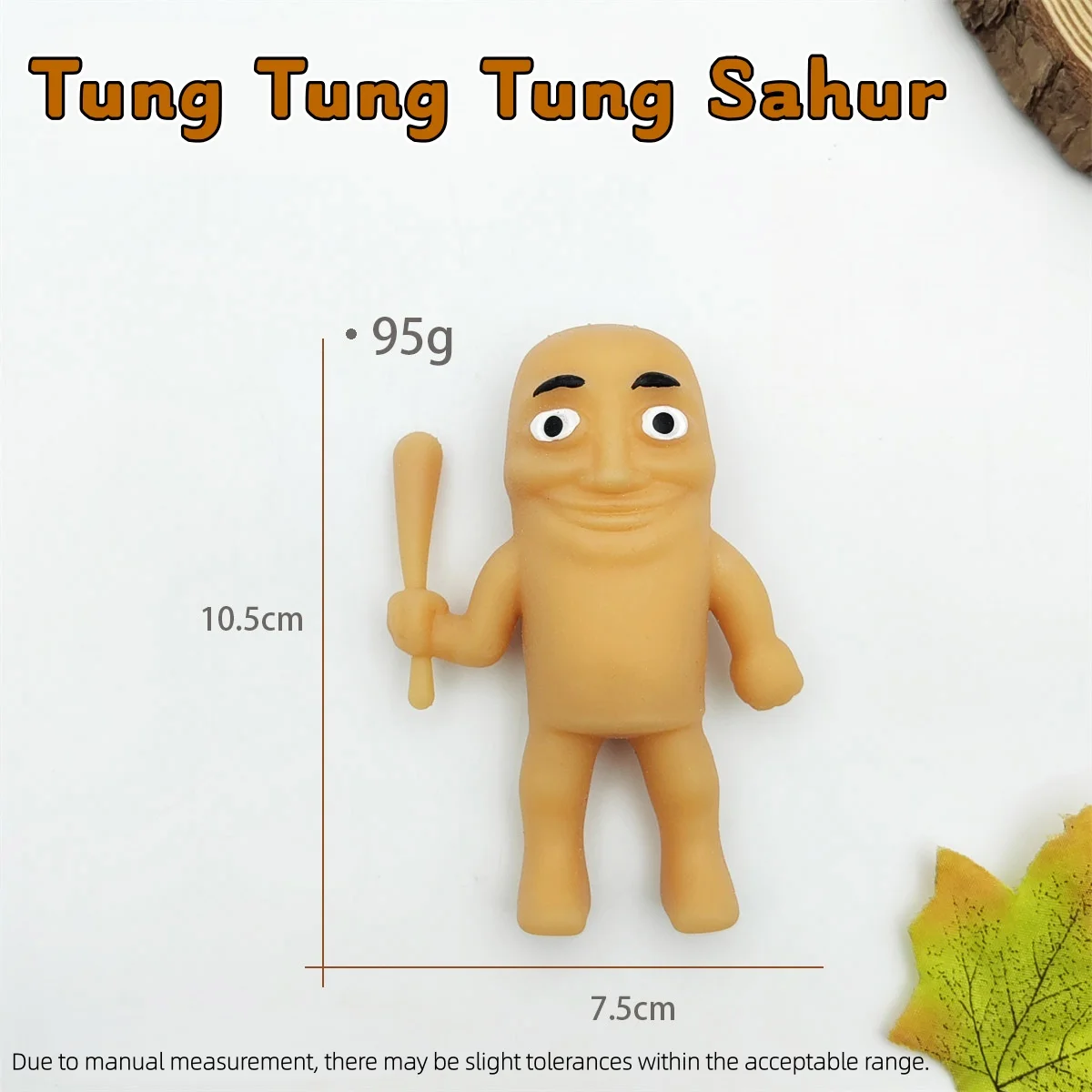Italian Brainrot Tung Tung Tung Sahur Transformable Stress Relief Toy Fidget Soft Rally Kids Adults Party Birthday Gift