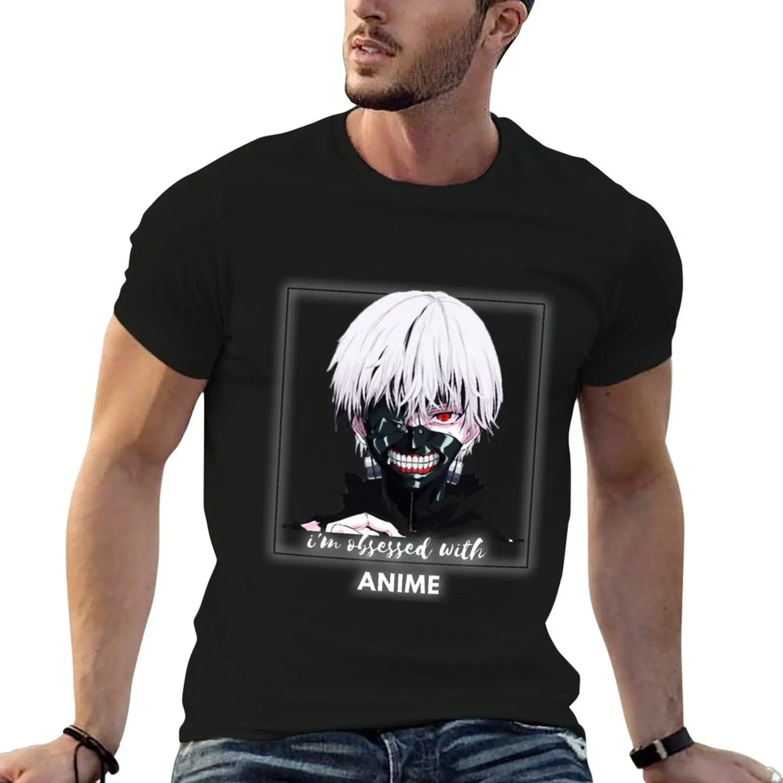 

i'm obsessed with anime Relaxed Fit T-Shirt baggy shirts plain customs design your own compression shirt men