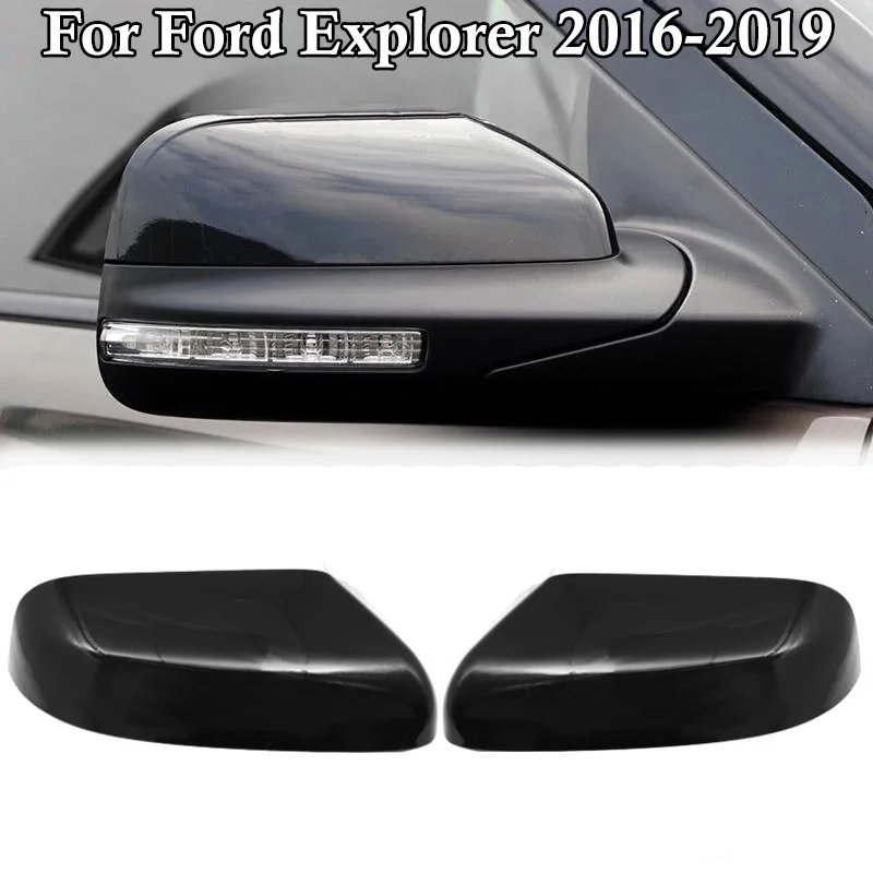 For Ford Explorer 2016 2017-2019 (US Model) Car Rearview Mirror Cover Trim Auto Side Door Wing Mirror Shell Caps GB5Z17D743AA