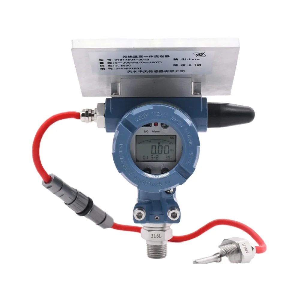 Huatian CYBT4504 Transmisor de presión de autoclave inalámbrico a prueba de explosiones de calibración personalizada 4-20ma