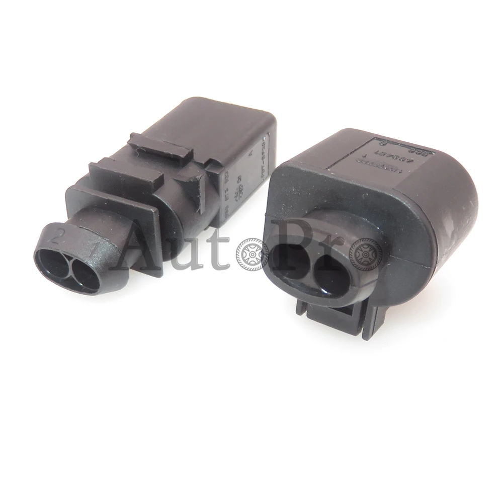 1 Set 2 Hole 1J0973722 8D0973822 1717692-1 AC Assembly Car Fog Light Cable Plug Auto Water Jet Motor Wire Socket For VW Audi