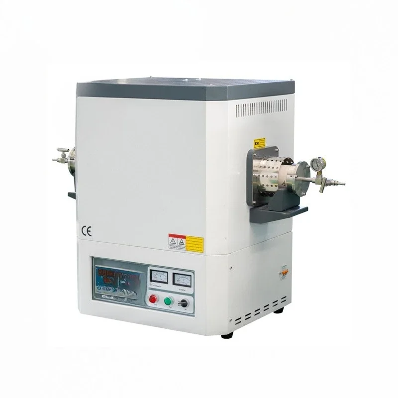 Horizontal single temperature zone, vacuum atmosphere tube furnace, resistance furnace