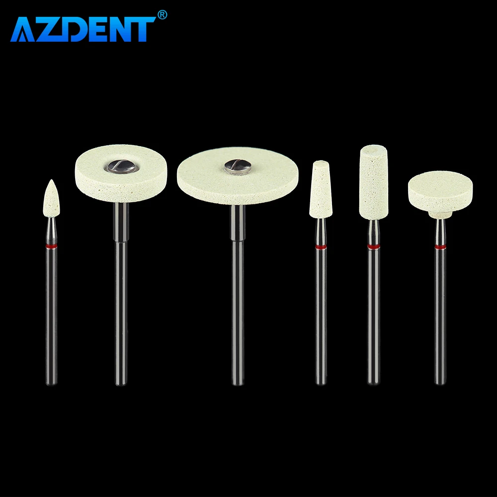 

Dental Ceramic Diamond Grinder AZDENT Stone Polisher for Porcelain Zirconia Ceramics Crowns Polishing Dentistry Tools 2.35mm