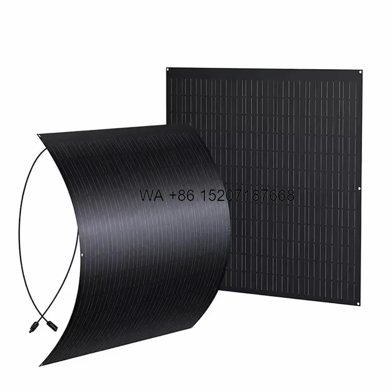 Wmwmnu for Waterproof 19.15% Efficiency Monocrystalline 240W Flexible Solar Panels for Balcony RV Battery Energy Storage