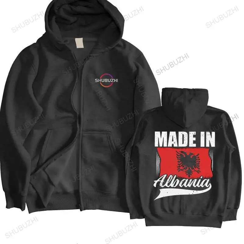 Classic Made In Albania zipper Men warm coat Printed Proud Albanian hoody Slim Fit Pure Cotton sweatshirt Fashion hoodies Merch