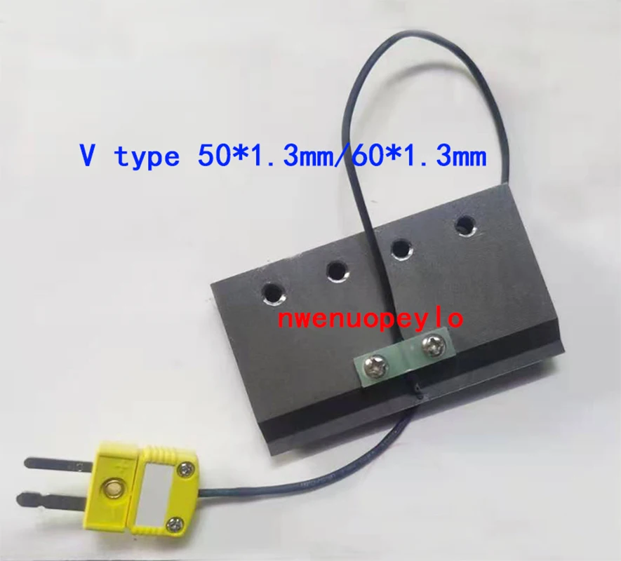 65 * 1.3mm 50*1.3mm T type V type ACF Tab Cof Bonding Head for LCD TV Screen Repair Machine Hot press cutter head