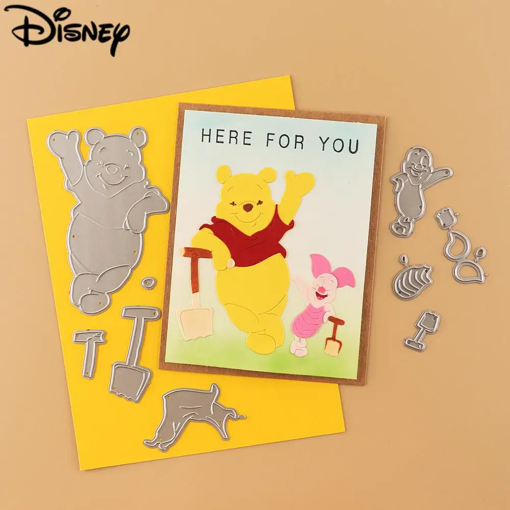 Disney Winnie The Pooh Piglet Metal Cutting Dies Cartoon Die Cuts for DIY Scrapbooking Embossing Album Paper Cards Decorative