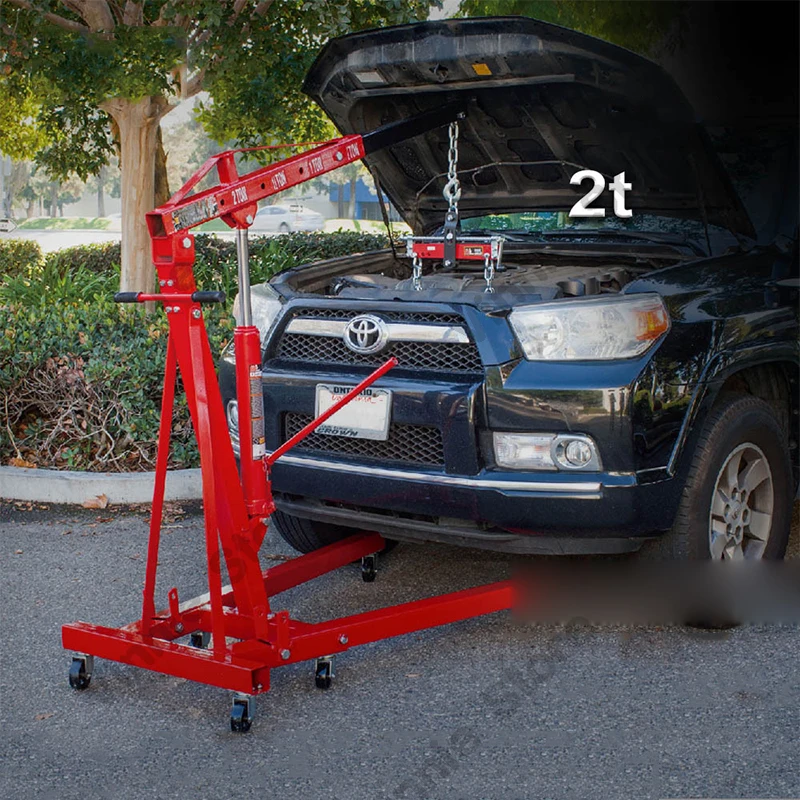 Folding Crane Hydraulic Car Engine Crane Engine Lifting Crane 2 Ton Lifting 25-2240MM Lifting range