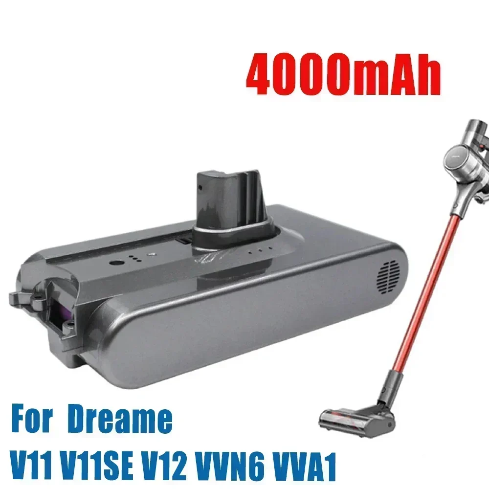 

SU For Dreame V11 V11SE V12 VVT1 VVN6 VVA1 Wireless Vacuum Cleaner Battery Pack Replacement