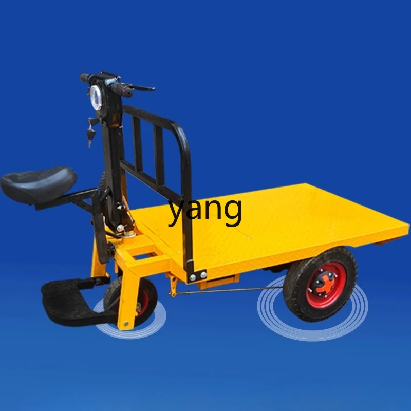 LTT electric flatbed truck construction site pulling brick truck warehouse factory pulling truck