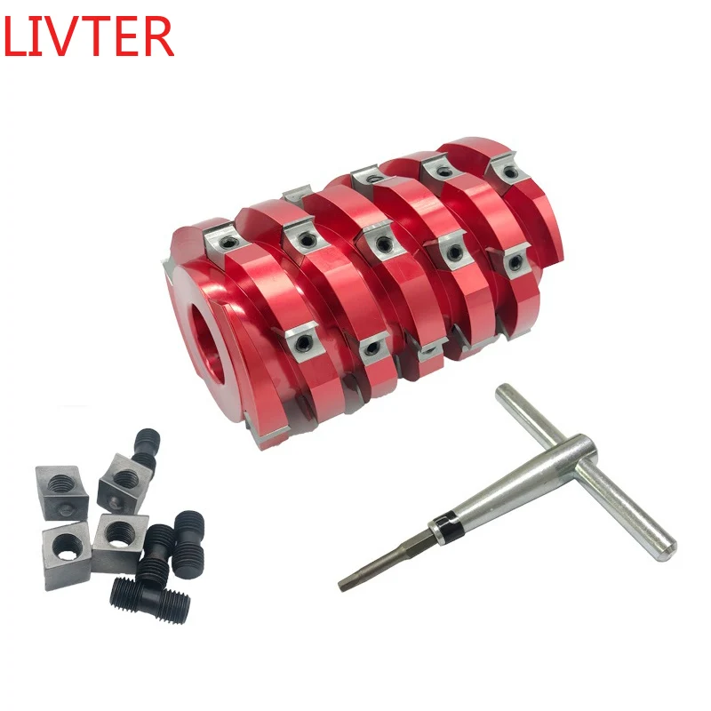 

LIVTER Heavy Duty cutter heads for spindle four-sided planer spiral cutterhead