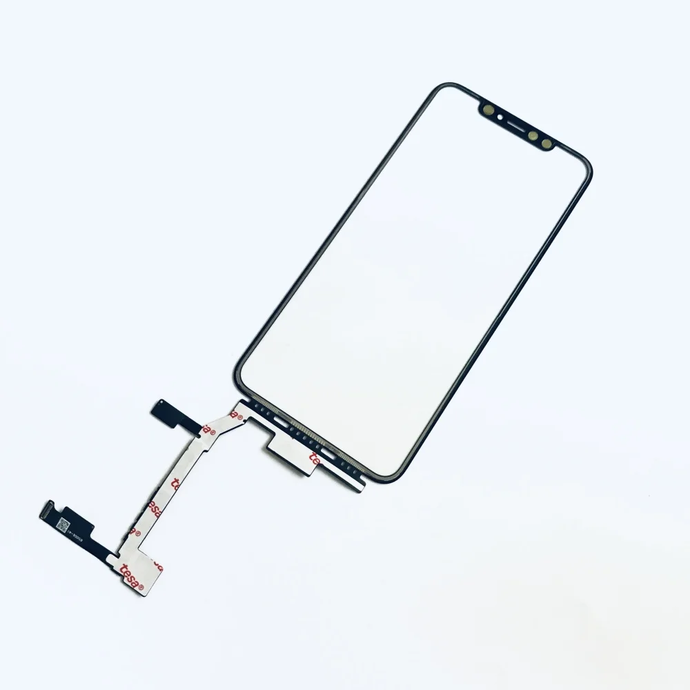 Novecel Long Flex Cable No Welding Touch Screen + OCA Glue For iPhone X Xs Xsmax Digitizer Front Glass Panel with 3D Touch