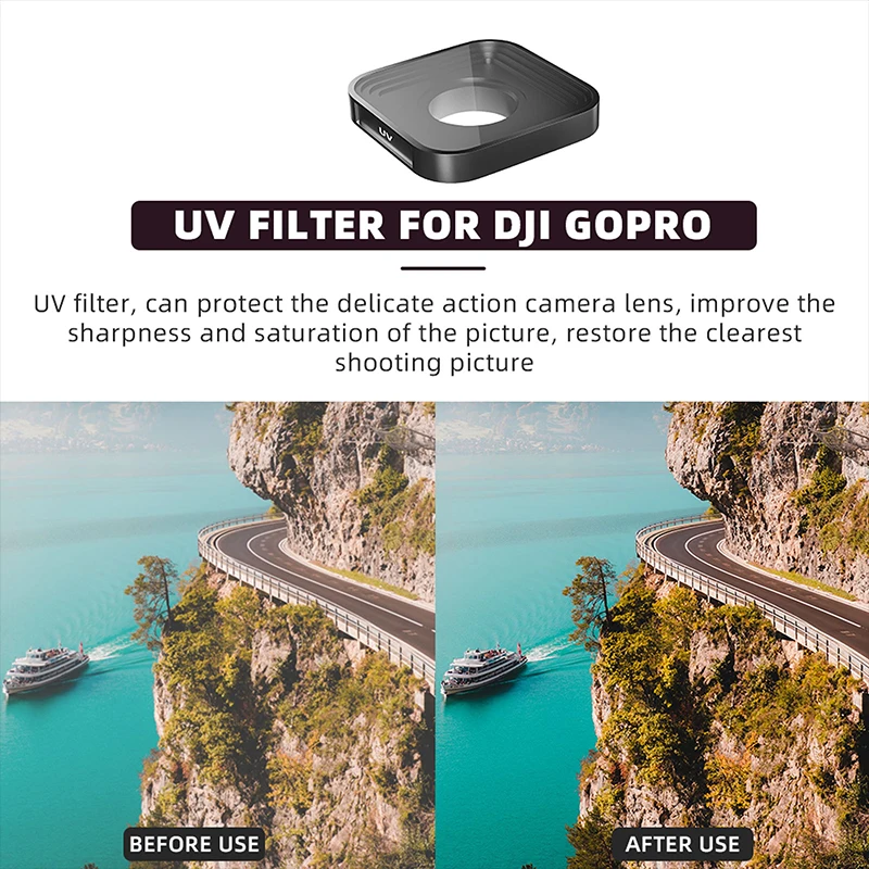 ل GoPro 11/10/9 بانورامية الرياضة كاميرا عدسة تصفية الأشعة فوق البنفسجية واقية تصفية CPL ND8/16/32/64 تصفية أطقم التصوير الملحقات