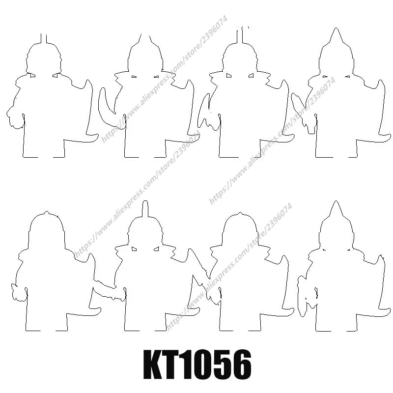 

1PCS Medieval Movie Knights Action Figures Building Blocks toys KT1056 XP427 XP428 XP429 XP430 XP431 XP432 XP433 XP434