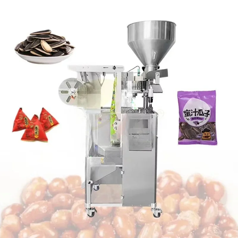 Maquina Empacadora Y Selladora Vertical De Granos Alimentos Bolsas Frijol Arroz Automatic De Sachet Pellet