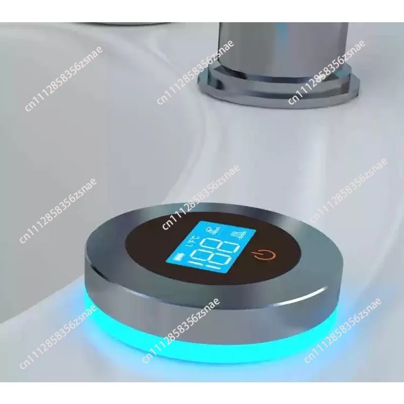 Concealed Smart Shower Control Panel, Digital LCD Touch Screen Thermostat Shower Mixer Valve for Bathroom